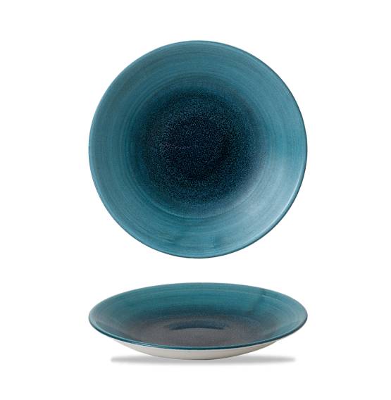 Aqueous Lagoon Deep Coupe Plate